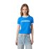 Camiseta Mulher Champion de gola redonda azul