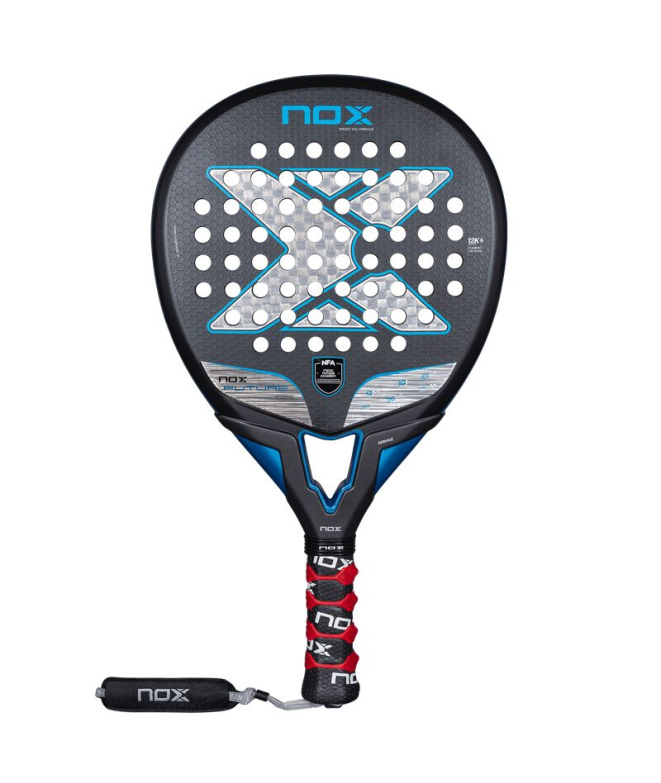 Pala Pádel Nox Future Hybrid em alumínio 18K