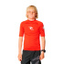 Licra Rip Curl Waves Upf S/S-Boy Niño Lava Rojo