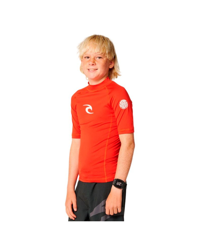 Rip Curl Waves UPF de manga curta em Menino...