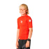 Licra Rip Curl Waves Upf S/S-Boy Niño Lava Rojo