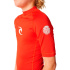 Licra Rip Curl Waves Upf S/S-Boy Niño Lava Rojo