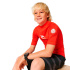 Licra Rip Curl Waves Upf S/S-Boy Niño Lava Rojo