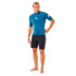 Licra Rip Curl Waves Upf Perf S/S Hombre Aleta azul