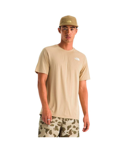 Camiseta de Montaña The north face 24/7 S/S Reg Hombre Beige