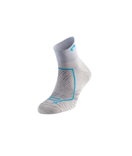 Calcetines de Running Lurbel Race Three Gris/Turquesa