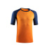 Camiseta Running Homem Lurbel Samba, laranja/azul marinho