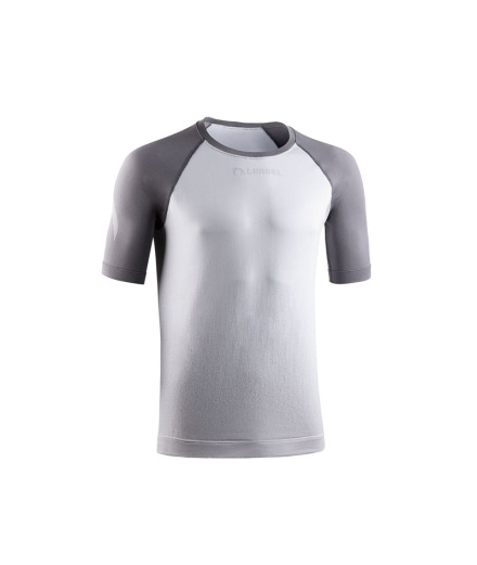 Camiseta de Running Lurbel Samba Hombre Gris hielo/Gris...