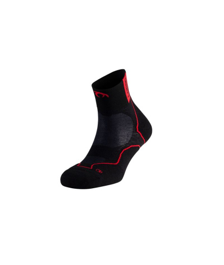 Calcetines de Trail Lurbel Desafio Three Negro/Rojo
