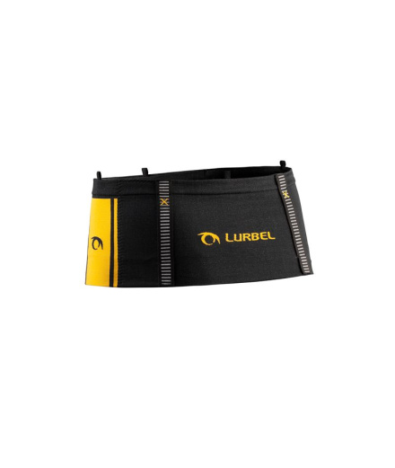 Bolsa de cintura Lurbel Loop Three preta/amarela Trail