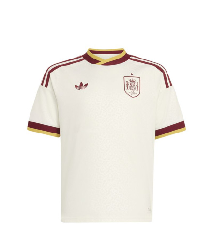 T-shirt Football adidas Espagne Enfant blanc, taille 25/26