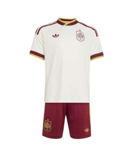 Conjunto Futebol Infantil adidas Espanha A 25/26 Branco