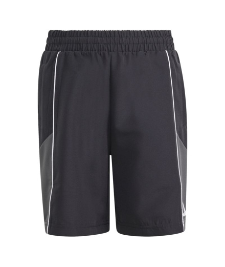 Calça curtas Infantil adidas CB WV, pretas/cinzas/brancas