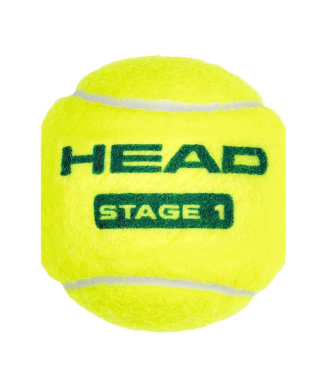 Bolas Tênis Head 72B Head Stage 1 Saco plástico...
