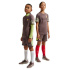 Calça Futebol Infantil Nike Academy Kylian Mbappé, cor ameixa/lima/preta.