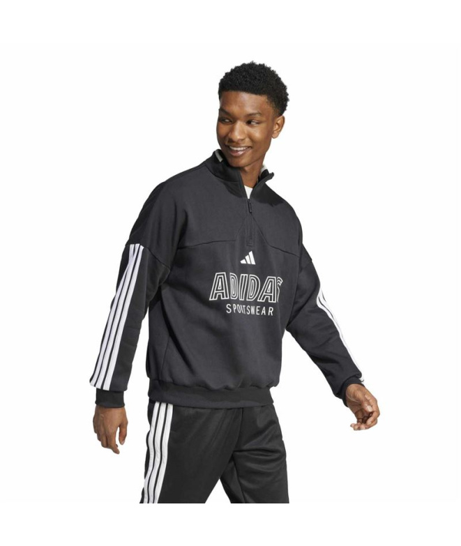 Sweat Homme adidas Tiro FL Hz Noir/Blanc
