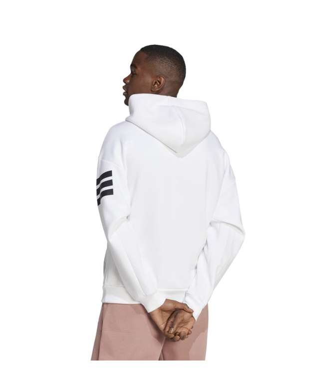Sweat adidas Future Icons 3-Stripes HD Homme blanc