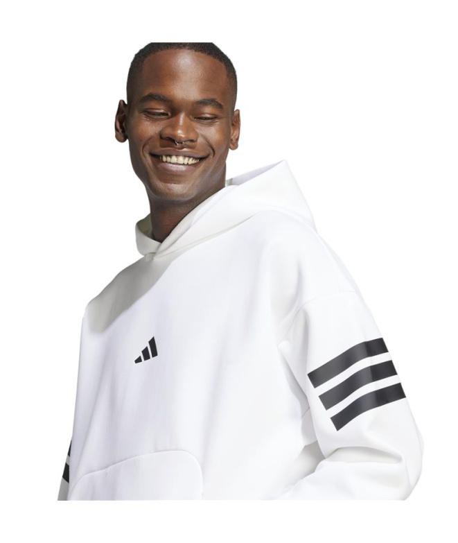 Sweat adidas Future Icons 3-Stripes HD Homme blanc