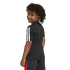Camiseta adidas Lk 3 Bandas 160 Infantil Negro/Blanco