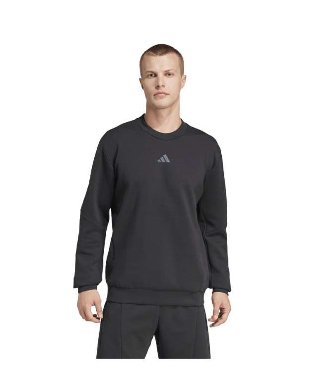 Sweat Sweat Fitness adidas D4T Crew Homme , noir
