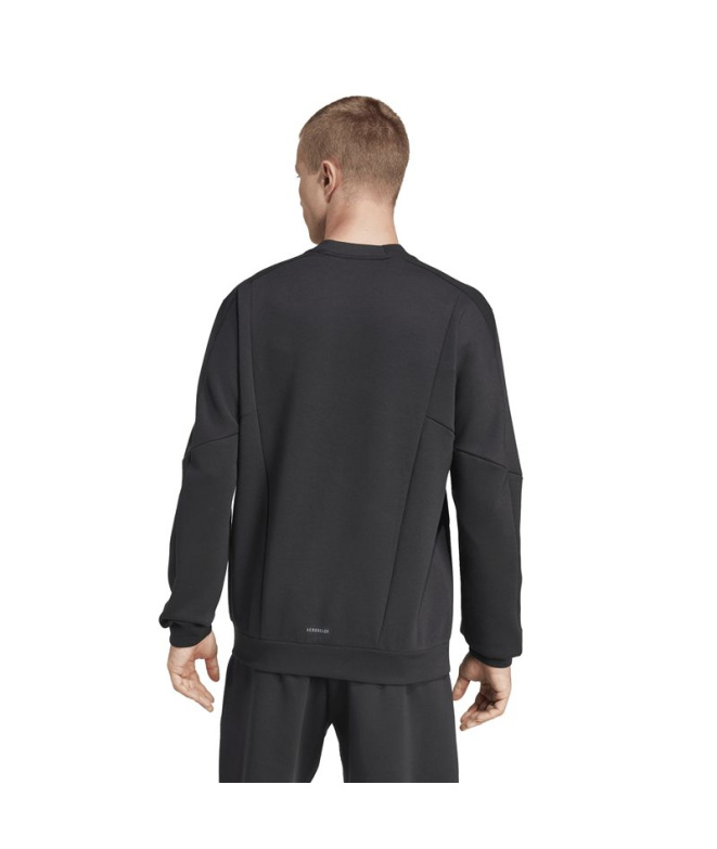 Sweat Sweat Fitness adidas D4T Crew Homme , noir