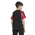 Camiseta adidas Cb Infantil Negro / Rojo / Blanco