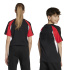 Camiseta adidas Cb Infantil Negro / Rojo / Blanco
