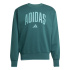 Sweat adidas Collegiate SW Homme vert universitaire/bleu sarcelle poudré