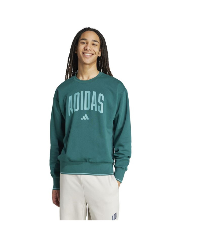 Sweat adidas Collegiate SW Homme vert...