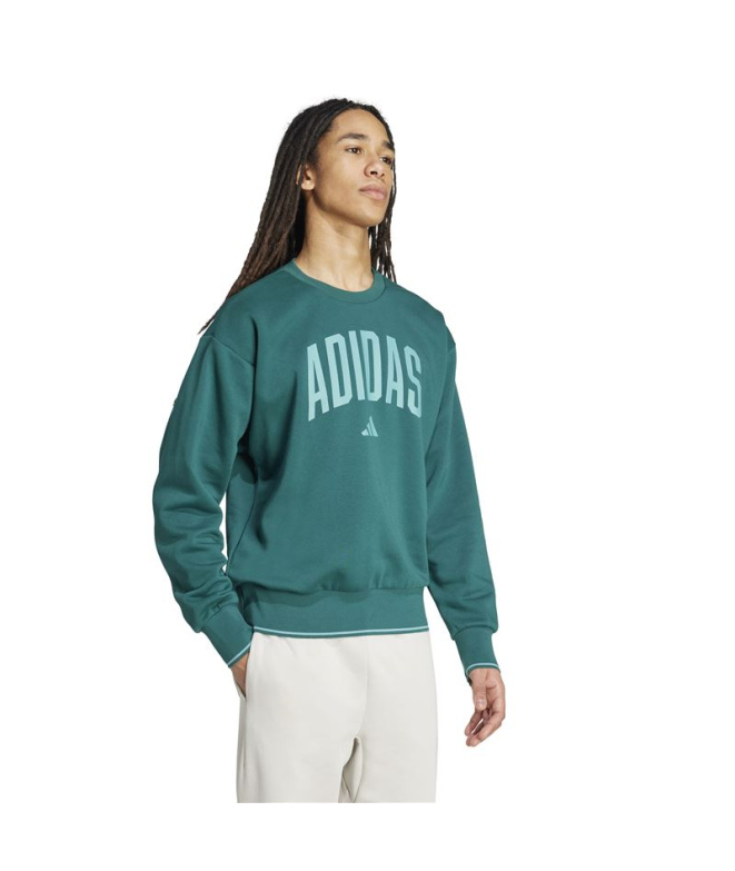 Sweat adidas Collegiate SW Homme vert...