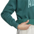 Sweat adidas Collegiate SW Homme vert universitaire/bleu sarcelle poudré
