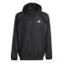 Jaqueta corta-vento adidas Tech App para Fitness Homem preta.