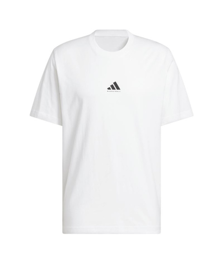 Camiseta de Baloncesto adidas Bb Found Hombre Blanco/Negro