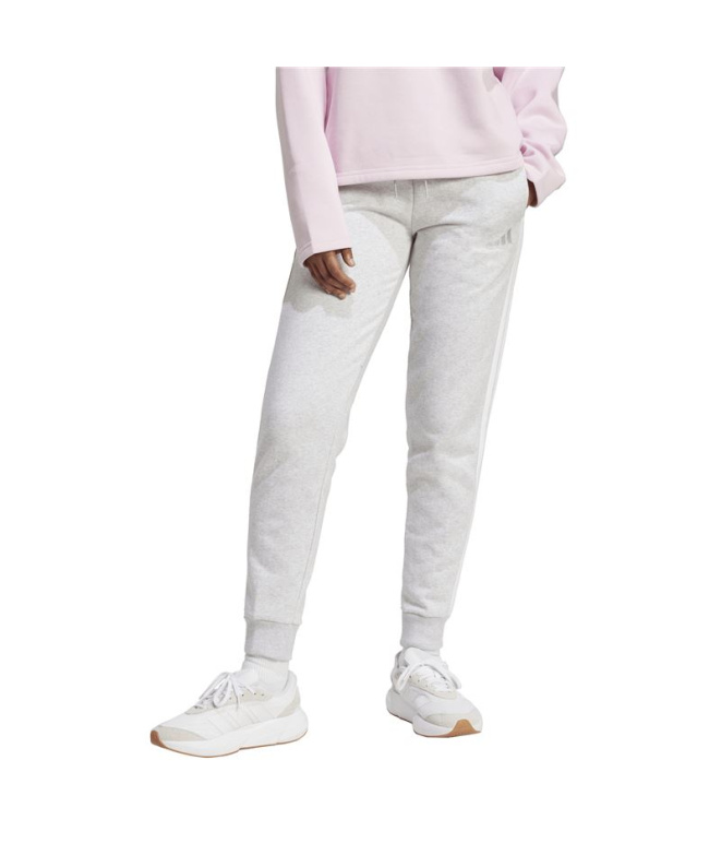 Calça Mulher adidas 3-Stripes FL SL cinza/branca