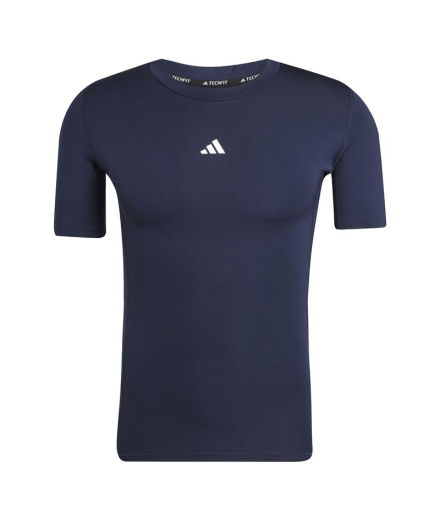 T-shirt Fitness adidas Tech Fit Homme bleu foncé