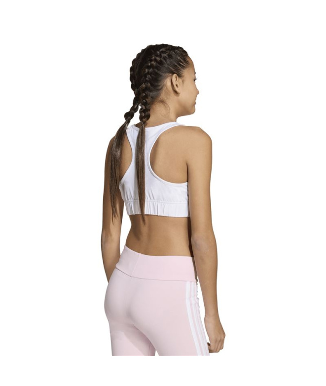 Haut -gorge adidas Jg Lin Haut Fille blanc/rose