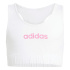 Haut -gorge adidas Jg Lin Haut Fille blanc/rose