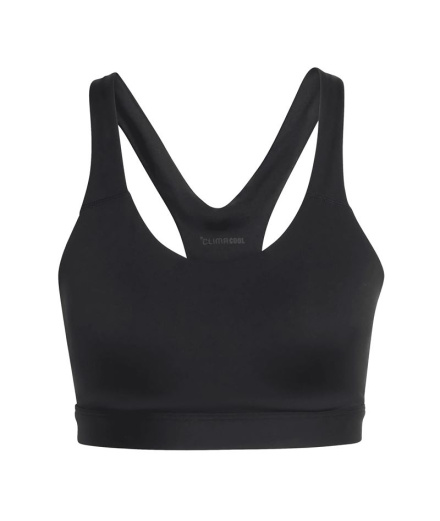 Sujetador Deportivo de Fitness adidas Opt Ess Hs Mujer Negro