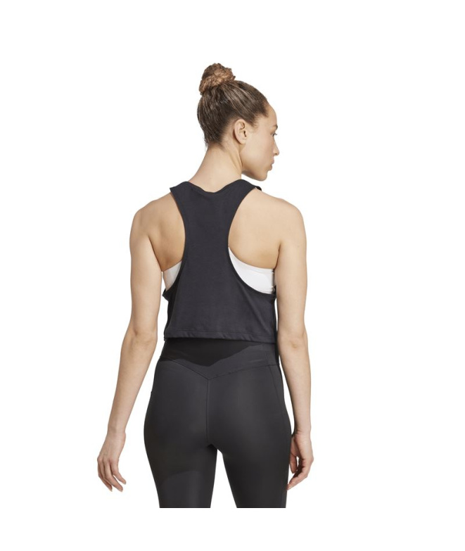 T-shirt Fitness Femme adidas Motion ES CR TK, noir