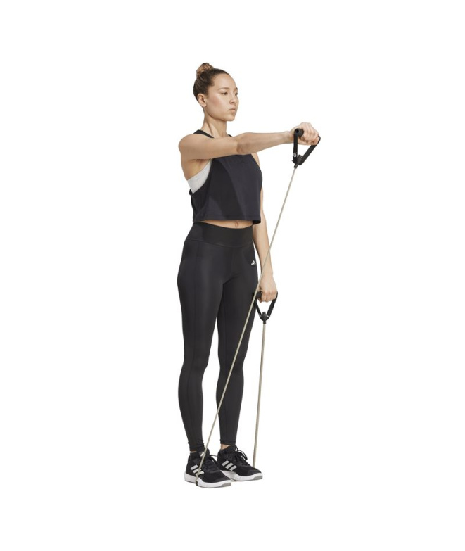 T-shirt Fitness Femme adidas Motion ES CR TK, noir