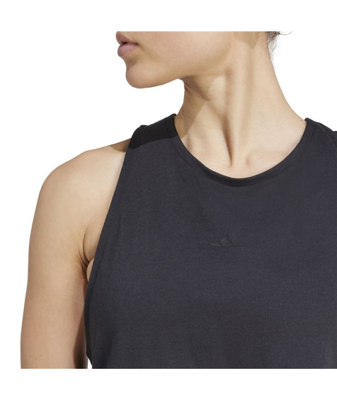 T-shirt Fitness Femme adidas Motion ES CR TK, noir