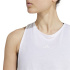 T-shirt Fitness Femme adidas Motion ES CR TK, blanc