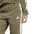 Calça Mulher adidas 3-Stripes FL Oh Strata, cor verde-oliva / branca