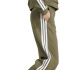 Calça Mulher adidas 3-Stripes FL Oh Strata, cor verde-oliva / branca