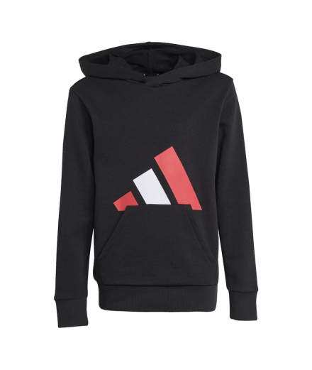 Sudadera adidas Bl Ft Hd 280 Infantil Negro / Rojo / Blanco