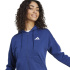 Fato de treino adidas 3-Stripes FL FZ HD Mulher azul escuro/branco