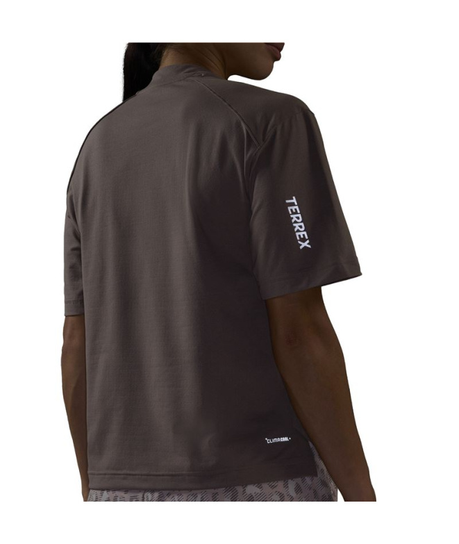 Camiseta de Trail adidas Xpl Trail Mujer Marrón...