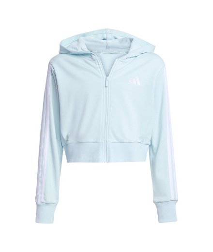 Menina adidas Jg 3-Stripes Ft Fz Cro Moletom meninas,...