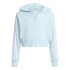 Fille adidas Jg 3-Stripes Ft Fz Cro Sweat filles, menthe/blanc