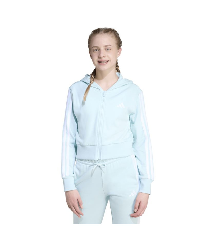 Fille adidas Jg 3-Stripes Ft Fz Cro Sweat...